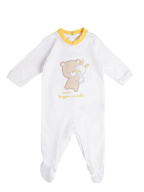 Girls White Printed Gift Set image number 0